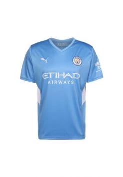 PUMA® Manchester City Trikot Home 2021/2022 Herren Hellblau/ Weiß