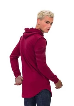 TOM BARRON Kapuzensweatshirt MAN SWEATSHIRT Red -Jacke Hose Verkäufe unnamed file 1033