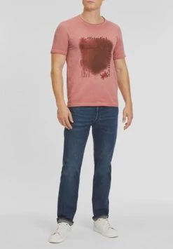 Orbis Trachten-T-Shirt "Gipfelstürmer", Rundhals, Print, Für Herren 35 ROT -Jacke Hose Verkäufe unnamed file 1052