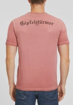 Orbis Trachten-T-Shirt "Gipfelstürmer", Rundhals, Print, Für Herren 35 ROT -Jacke Hose Verkäufe unnamed file 1053
