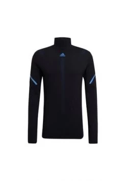 Adidas Funktionsshirt Primeknit Supernova Herren Black Melange-bold Blue