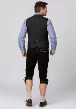 STOCKERPOINT Weste, Knopfleiste, Baumwolle, Stickerei, Für Herren INDIGO -Jacke Hose Verkäufe unnamed file 1130