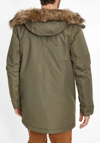 DIDRIKSONS Parka, Gefütterte Kapuze, Kunstfellbesatz, Für Herren FOG GREEN 3 DIDRIKSONS Parka, Gefütterte Kapuze, Kunstfellbesatz, Für Herren FOG GREEN – Bild 3