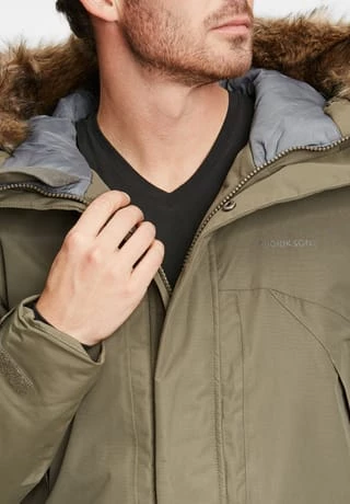 DIDRIKSONS Parka, Gefütterte Kapuze, Kunstfellbesatz, Für Herren FOG GREEN 4 DIDRIKSONS Parka, Gefütterte Kapuze, Kunstfellbesatz, Für Herren FOG GREEN – Bild 4