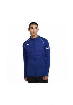 NIKE PERFORMANCE Therma Padded Strike Drill Trainingsjacke Herren Blau/ Weiß