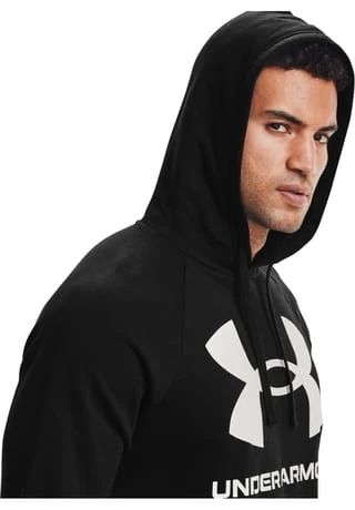 UNDER ARMOUR Herren UA Rival Fleece Big Logo Hoodie BLACK 5 UNDER ARMOUR Herren UA Rival Fleece Big Logo Hoodie BLACK – Bild 5