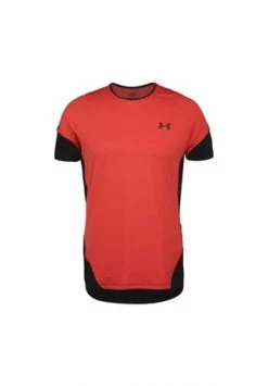 UNDER ARMOUR HeatGear Rush 2.0 Trainingsshirt Herren Rot/ Schwarz