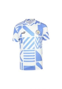 PUMA® Manchester City Pre-Match Trikot Herren Hellblau/ Weiß