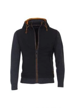 CASAMODA Herren Strickjacke Uni Dunkelblau