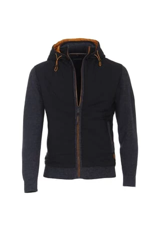 CASAMODA Herren Strickjacke Uni Dunkelblau 1 CASAMODA Herren Strickjacke Uni Dunkelblau