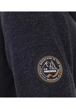 CASAMODA Herren Strickjacke Uni Dunkelblau 5 CASAMODA Herren Strickjacke Uni Dunkelblau – Bild 5