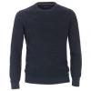 CASAMODA Herren Pullover Andere Muster Dunkles Mittelblau
