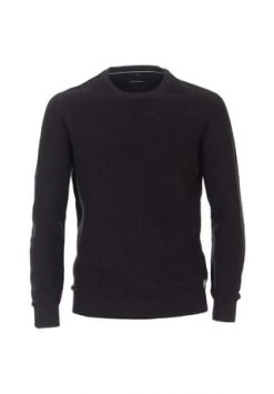 CASAMODA Herren Pullover Andere Muster Dunkelblau