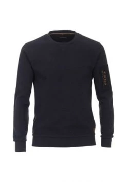 CASAMODA Herren Sweatshirt Uni Dunkelblau