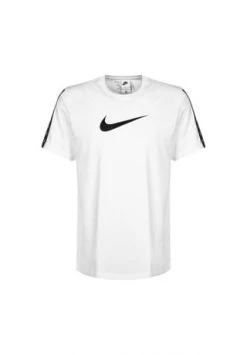 NIKE SPORTSWEAR Sportswear Repeat T-Shirt Herren Weiß/ Schwarz