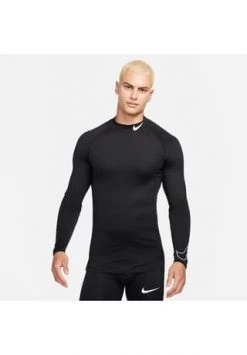 NIKE PERFORMANCE Funktionsshirt Pro Mock Herren Black-white -Jacke Hose Verkäufe unnamed file 1400