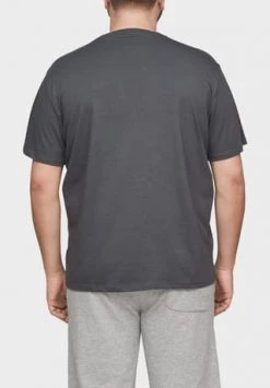 S.Oliver Red Label T-Shirt, Print, Rundhals-Ausschnitt, Für Herren 95A1 GREY AOP -Jacke Hose Verkäufe unnamed file 1423