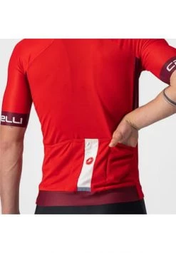 CASTELLI Trikot ENTRATA VI Reißverschluss,Taschen Herren Red-bordeaux-ivory -Jacke Hose Verkäufe unnamed file 1429