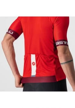 CASTELLI Trikot ENTRATA VI Reißverschluss,Taschen Herren Red-bordeaux-ivory -Jacke Hose Verkäufe unnamed file 1433