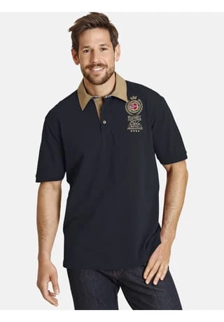 JAN VANDERSTORM Poloshirt JOAKIM Dunkelblau 2 JAN VANDERSTORM Poloshirt JOAKIM Dunkelblau – Bild 2