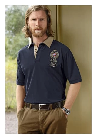 JAN VANDERSTORM Poloshirt JOAKIM Dunkelblau 5 JAN VANDERSTORM Poloshirt JOAKIM Dunkelblau – Bild 5