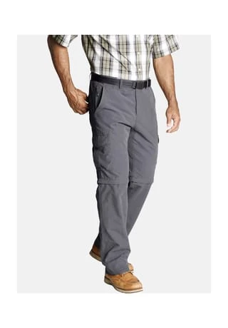 JAN VANDERSTORM Zipp-Off-Hose JANNIS Dunkelgrau 2 JAN VANDERSTORM Zipp-Off-Hose JANNIS Dunkelgrau – Bild 2