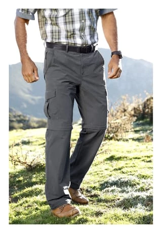 JAN VANDERSTORM Zipp-Off-Hose JANNIS Dunkelgrau 7 JAN VANDERSTORM Zipp-Off-Hose JANNIS Dunkelgrau – Bild 7