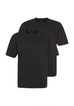 JAN VANDERSTORM Doppelpack T-Shirt ERKE Schwarz