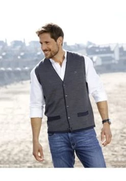 JAN VANDERSTORM Strickweste TANE Dunkelblau -Jacke Hose Verkäufe unnamed file 1608