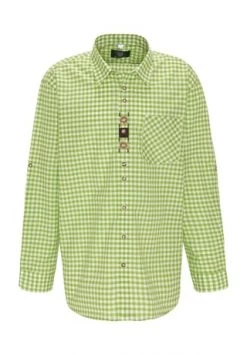 Orbis Trachtenhemd, Regular-Fit, Kariert, Für Herren 51 GRÜN