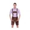 Edelnice Kurze Trachtenlederhose Dunkelbraun
