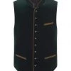 STOCKERPOINT Trachtenweste, Verzierter Stehkragen, Für Herren TANNE