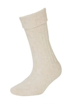 Alpenfeeling Trachten-Socken "Titus", Zopfmuster, Für Herren BEIGE