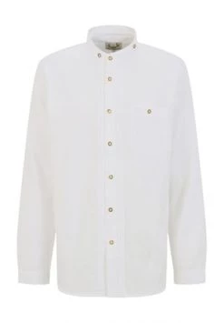 STOCKERPOINT Hemd, Baumwolle, Langarm, Für Herren WEISS