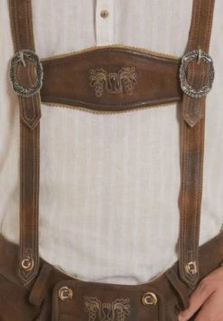 Alpenfeeling Trachten-Lederhose, Träger, Für Herren HOPFEN ANTIK -Jacke Hose Verkäufe unnamed file 1918