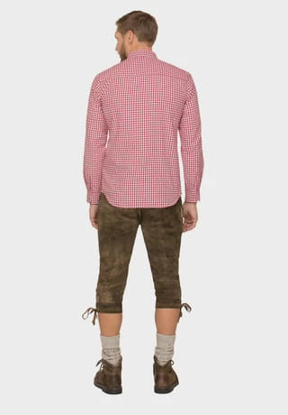 STOCKERPOINT Trachtenhemd, Baumwolle, Für Herren ROT 5 STOCKERPOINT Trachtenhemd, Baumwolle, Für Herren ROT – Bild 5