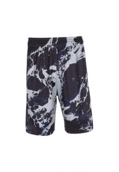 Mitchell & Ness San Antonio Spurs Team Marble Swingman Shorts Herren Schwarz/ Grau