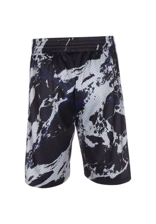 Mitchell & Ness San Antonio Spurs Team Marble Swingman Shorts Herren Schwarz/ Grau 2 Mitchell & Ness San Antonio Spurs Team Marble Swingman Shorts Herren Schwarz/ Grau – Bild 2