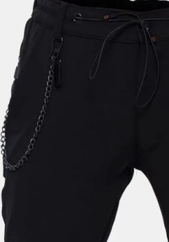 TOM BARRON Jogginghose Mit Kettendetail Schwarz -Jacke Hose Verkäufe unnamed file 260