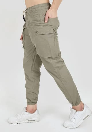 TOM BARRON Hose Mit Aufgesetzten Taschen Beige 3 TOM BARRON Hose Mit Aufgesetzten Taschen Beige – Bild 3