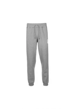 PUMA® Fundamentals Jogginghose Herren Grau/ Weiß