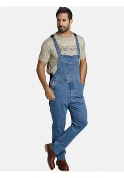 JAN VANDERSTORM Latzhose KEARON Dunkelblau -Jacke Hose Verkäufe unnamed file 527