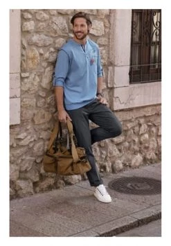 JAN VANDERSTORM Tiefbundhose WENDELMAR Dunkelblau -Jacke Hose Verkäufe unnamed file 585