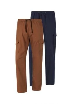 JAN VANDERSTORM Doppelpack Cargohose EROLL Blau