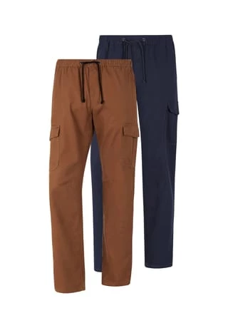 JAN VANDERSTORM Doppelpack Cargohose EROLL Blau 1 JAN VANDERSTORM Doppelpack Cargohose EROLL Blau