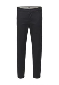 SELECTED Chinohose, Slim-Fit, Baumwollstretch, Für Herren 179099 BLACK