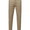 SELECTED Chinohose, Slim-Fit, Baumwollstretch, Für Herren 179112 CHINCHILLA