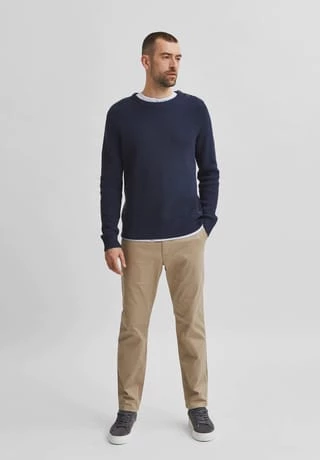 SELECTED Chinohose, Slim-Fit, Baumwollstretch, Für Herren 179112 CHINCHILLA 5 SELECTED Chinohose, Slim-Fit, Baumwollstretch, Für Herren 179112 CHINCHILLA – Bild 5