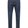 SELECTED Jeans, Baumwollstretch, Used-Look, Für Herren 181952 DARK BLUE