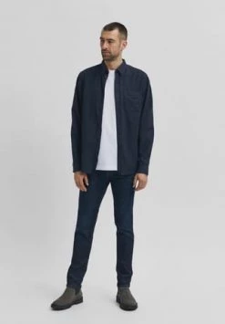 SELECTED Jeans, Baumwollstretch, Used-Look, Für Herren 181952 DARK BLUE -Jacke Hose Verkäufe unnamed file 775